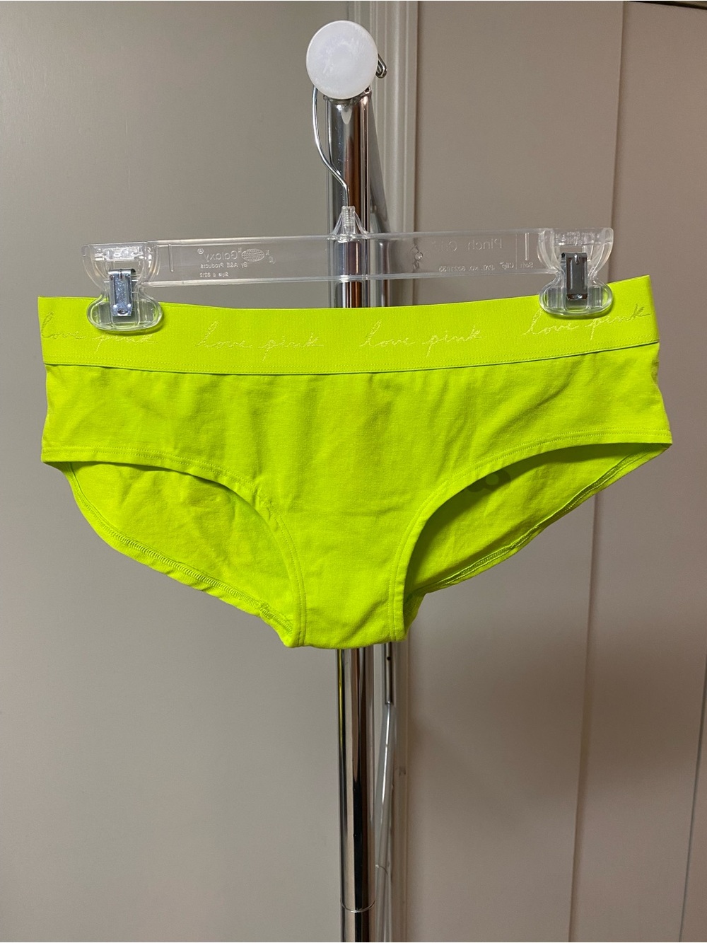 Victoria's Secret Neon Yellow Cotton Hipster Panty